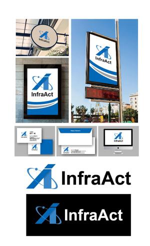 King_J (king_j)さんの道路橋などインフラ構造物の点検ビジネス”InfraAct（インフラアクト）”のロゴへの提案