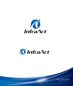 invest (invest)さんの道路橋などインフラ構造物の点検ビジネス”InfraAct（インフラアクト）”のロゴへの提案