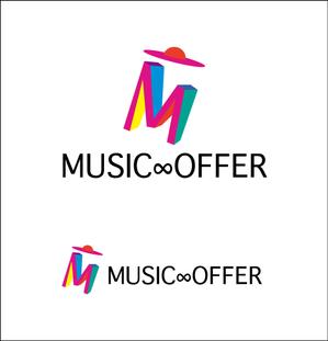 結び開き (kobayasiteruhisa)さんの音楽家が仕事を探すサイト　MUSIC∞OFFER　のロゴへの提案