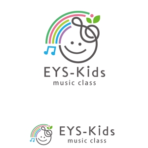 ふくみみデザイン (fuku33)さんのEYS-Kids音楽教室のロゴへの提案