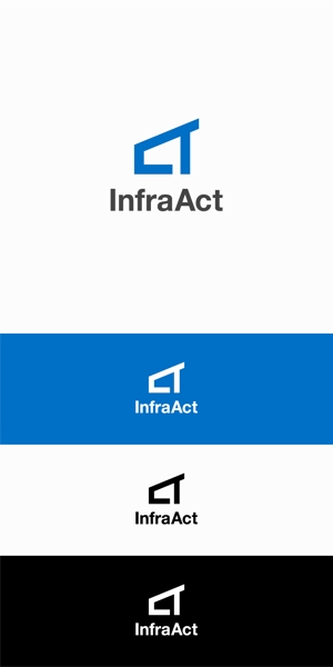 designdesign (designdesign)さんの道路橋などインフラ構造物の点検ビジネス”InfraAct（インフラアクト）”のロゴへの提案
