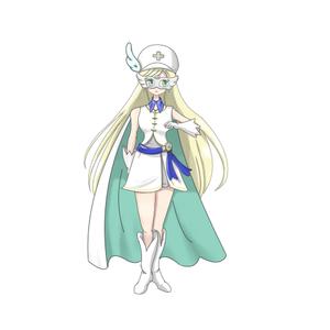 キユデザイン (kiyusuke)さんの白い魔法使い（少女）のキャラクターデザインへの提案