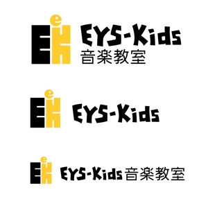 殿 (to-no)さんのEYS-Kids音楽教室のロゴへの提案