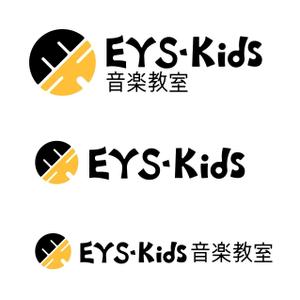 殿 (to-no)さんのEYS-Kids音楽教室のロゴへの提案
