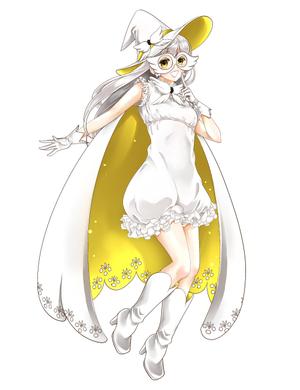 Tubling ()さんの白い魔法使い（少女）のキャラクターデザインへの提案