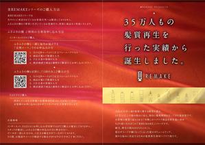 モロトタクシ_サコツリパブリック合同会社 (bancyo99)さんの女性向け育毛サプリの通販同梱物パンフレットへの提案