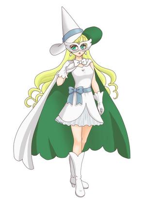 株式会社イーネットビズ (e-nets)さんの白い魔法使い（少女）のキャラクターデザインへの提案