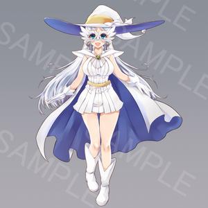 ゆーた (yu-ta_613)さんの白い魔法使い（少女）のキャラクターデザインへの提案