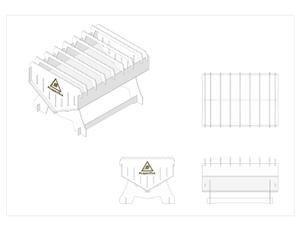 レオ　デザイン (reo_design)さんのキャンプブランドの焚き火台のベースデザインの作成への提案