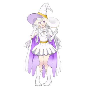 深谷にこ (tooba1983)さんの白い魔法使い（少女）のキャラクターデザインへの提案