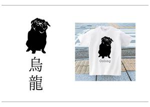 planetNIT ()さんの黒パグをモチーフとしたアパレルブランドのロゴへの提案