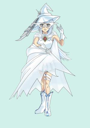 Magotsuka (Magotsuka)さんの白い魔法使い（少女）のキャラクターデザインへの提案
