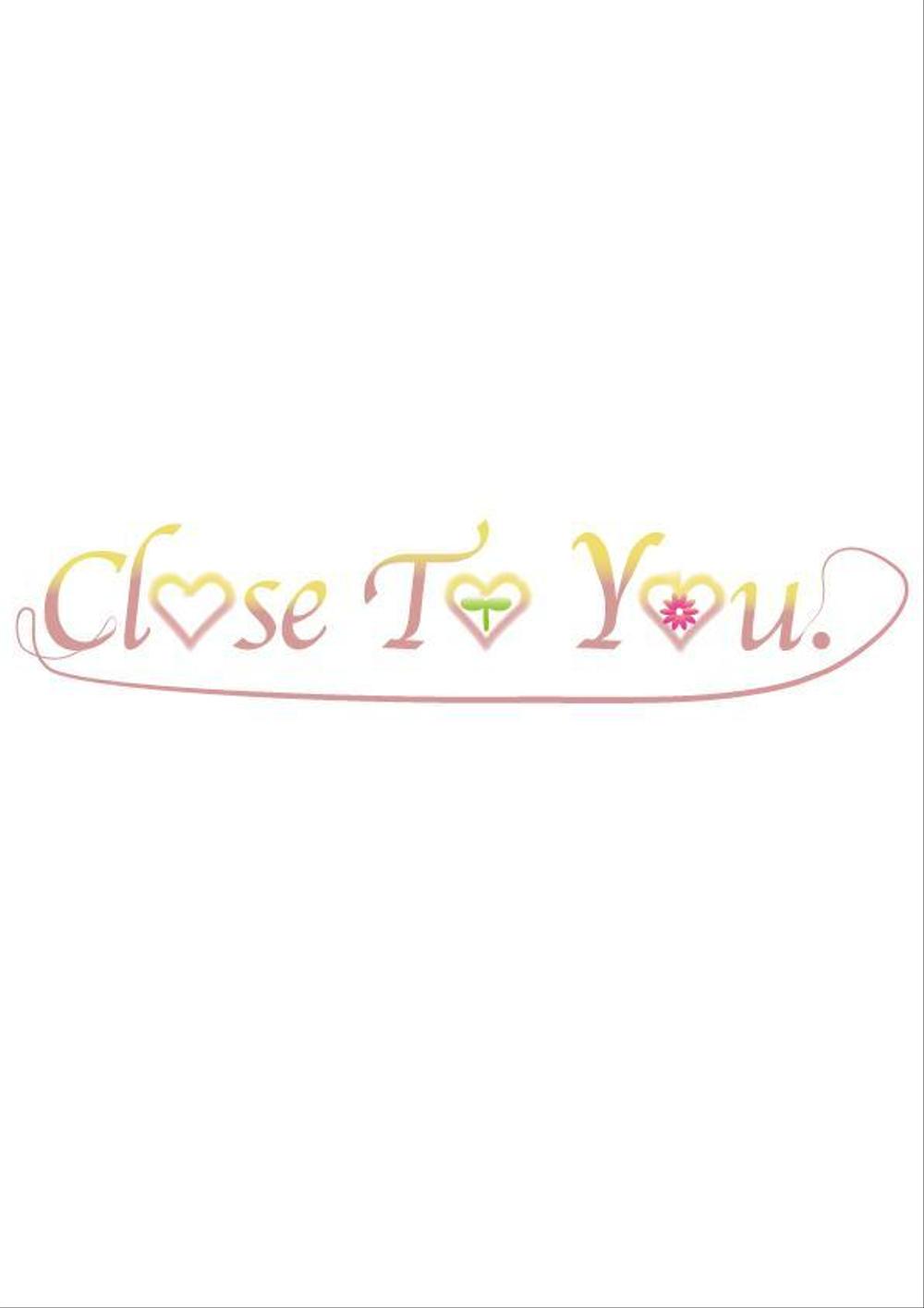 オンラインカウンセリング「Close To You.」のロゴの作成