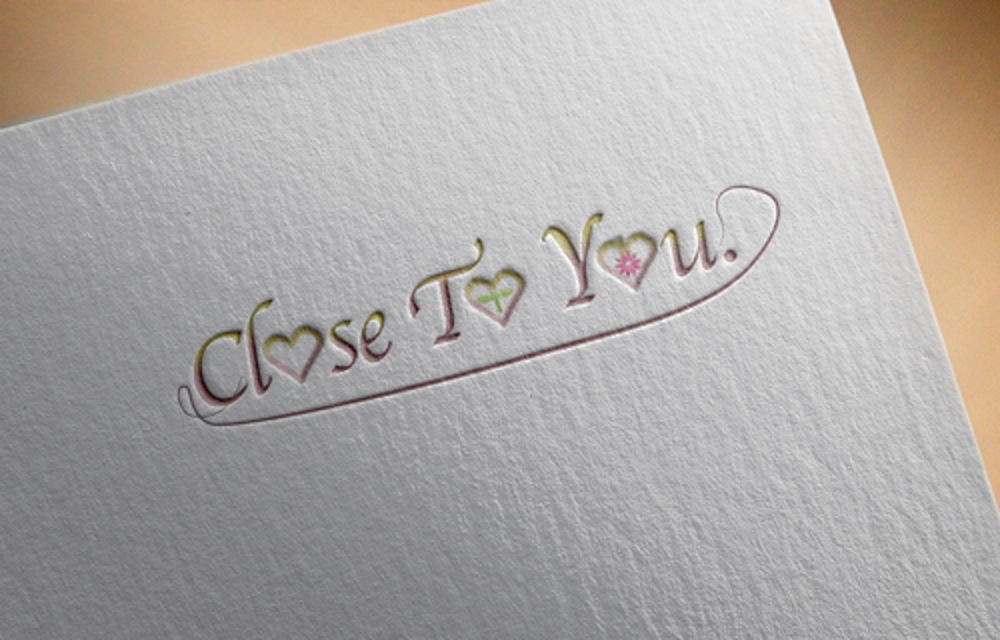 オンラインカウンセリング「Close To You.」のロゴの作成