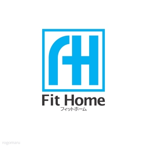 ロゴ研究所 (rogomaru)さんの「Fit Home、フィットホーム」のロゴ作成への提案