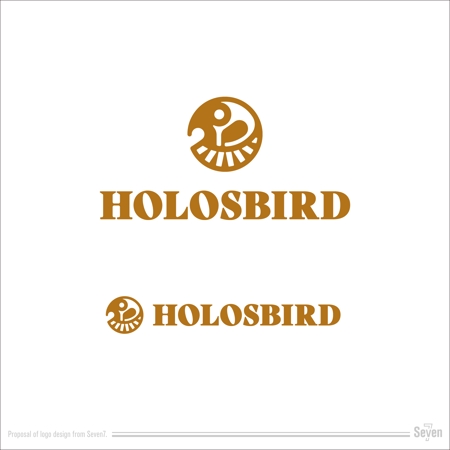 Seven7 (Seven7)さんのジュエリー新会社「HOLOSBIRD」のロゴへの提案
