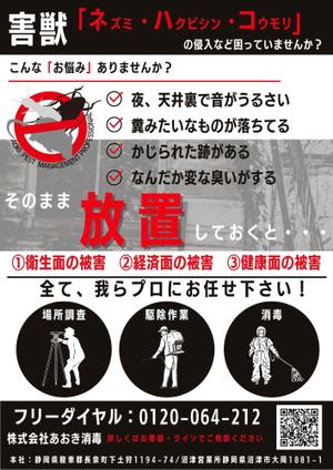 比嘉　サノ (hi-sa-)さんの害獣駆除チラシ作成への提案