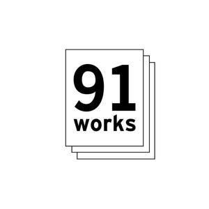 わんだ ()さんのIT系スタートアップ企業「91works」のロゴへの提案