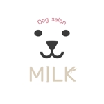 Vixy STUDIO ()さんのトリミングショップ　Dog salon MILK の　ロゴへの提案