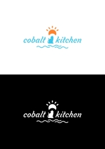 ing (ryoichi_design)さんの【商標登録なし】カフェレストラン「cobalt kitchen」のロゴ依頼への提案