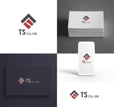 blue blues (PLANETS)さんの新会社『TS株式会社』のロゴへの提案