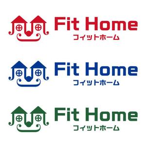 BEAR'S DESIGN (it-bear)さんの「Fit Home、フィットホーム」のロゴ作成への提案