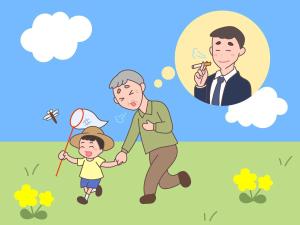 はとむぎ (momosyu0310)さんのクリニックの疾患解説ページ（慢性閉塞性肺疾患）のイラストへの提案