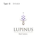 ナカムラ*コウ (studioWB)さんの「Nail Salon LUPINUS」のロゴ作成への提案