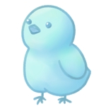 まのあやか (bipomaru)さんのパステル系の青い鳥のイラストへの提案