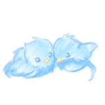 宝山紋ち (Ssnecomonchi)さんのパステル系の青い鳥のイラストへの提案