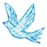 hal+ (niwaon)さんのパステル系の青い鳥のイラストへの提案