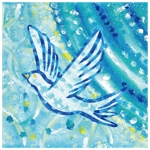 hal+ (niwaon)さんのパステル系の青い鳥のイラストへの提案