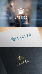 y2design (yamana_design)さんのECサイトによる宅配クリーニング+保管つきクリーニングサービス「LACEEQ」ロゴ作成依頼への提案