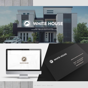 conii.Design (conii88)さんの住宅会社のホームページで使うロゴの作成（ホワイト）への提案