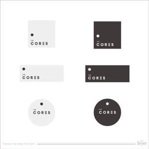 Seven7 (Seven7)さんのラグジュアリー古着屋「THE  CORES」のロゴデザインへの提案