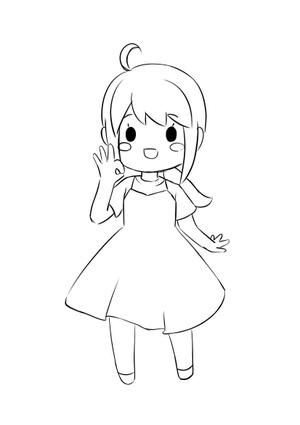 ゆみ (yumi122)さんの【1枚5000円8枚合計4万円】SNS・ブログ用イラストの作成！3頭身キャラでポーズいろいろへの提案