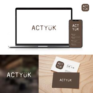 nico design room (momoshi)さんのネットショップ　「ACTYUK」（アクチューク）のブランドロゴへの提案