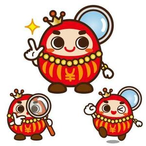 CHIHUAHUA BASE (tae1182)さんの中古品の買取店「大判屋」だるまのイメージキャラクターへの提案