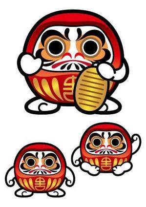 ヘブンイラストレーションズ (heavenillust)さんの中古品の買取店「大判屋」だるまのイメージキャラクターへの提案