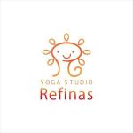u164 (u164)さんのヨガスタジオ　ジム　「Refinas」「リフィナス」　の　ロゴへの提案
