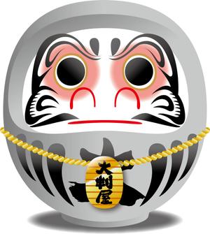 nougo (noguo3)さんの中古品の買取店「大判屋」だるまのイメージキャラクターへの提案