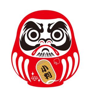 かものはしチー坊 (kamono84)さんの中古品の買取店「大判屋」だるまのイメージキャラクターへの提案