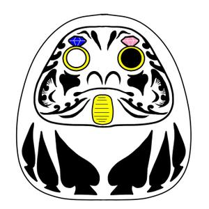 動物系キャラ制作が得意　ラフ無制限&無料 (nobanasi)さんの中古品の買取店「大判屋」だるまのイメージキャラクターへの提案