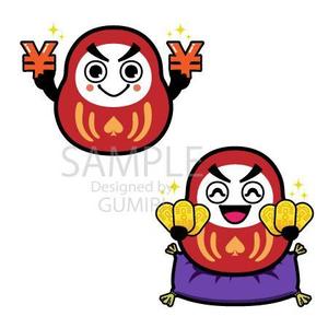 Gumiri ()さんの中古品の買取店「大判屋」だるまのイメージキャラクターへの提案