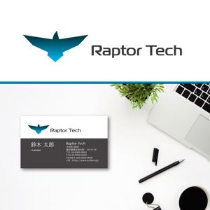 G-crep (gcrep)さんの名刺や表札、ウェブサイトにて使用する個人事業主事務所「Raptor Tech」のロゴへの提案