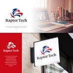 design vero (VERO)さんの名刺や表札、ウェブサイトにて使用する個人事業主事務所「Raptor Tech」のロゴへの提案