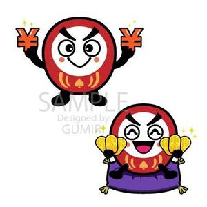 Gumiri ()さんの中古品の買取店「大判屋」だるまのイメージキャラクターへの提案