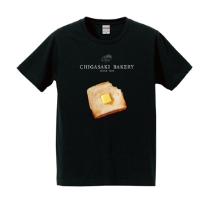 MoMo (plus_nekonote)さんの食パン専門店「CHIGASAKI　BAKERY」の映えるTシャツを作りたい！への提案