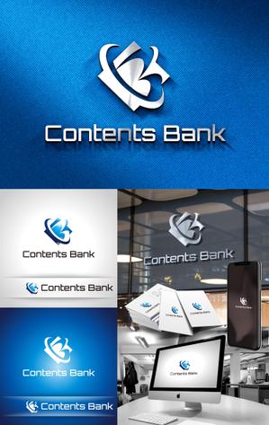 k_31 (katsu31)さんの著作権サービス「Contents Bank」のロゴへの提案