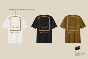 super-star (super-star)さんの食パン専門店「CHIGASAKI　BAKERY」の映えるTシャツを作りたい！への提案